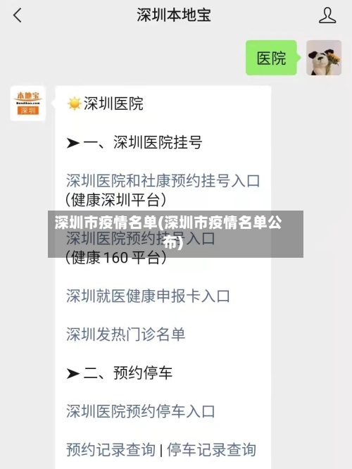深圳市疫情名单(深圳市疫情名单公布)