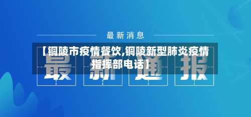 【铜陵市疫情餐饮,铜陵新型肺炎疫情指挥部电话】-第2张图片