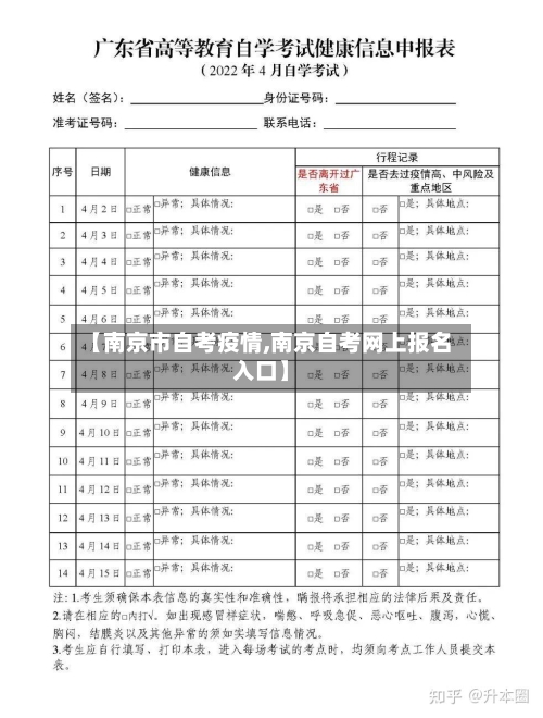 【南京市自考疫情,南京自考网上报名入口】-第3张图片