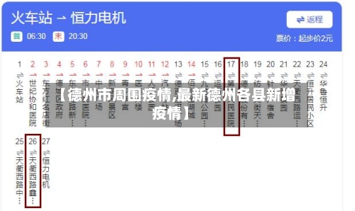 【德州市周围疫情,最新德州各县新增疫情】