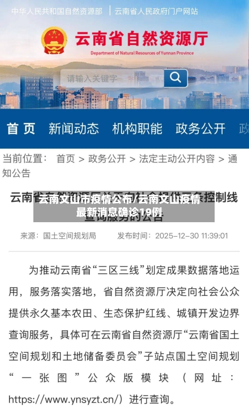 云南文山市疫情公布/云南文山疫情最新消息确诊19例