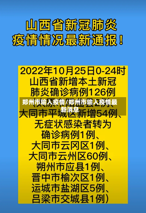 郑州市输入疫情/郑州市输入疫情最新消息-第2张图片