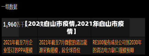 【2021白山市疫情,2021年白山市疫情】-第2张图片