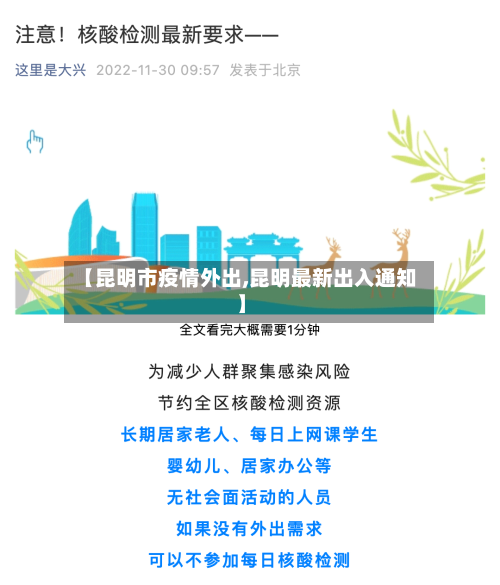 【昆明市疫情外出,昆明最新出入通知】-第2张图片