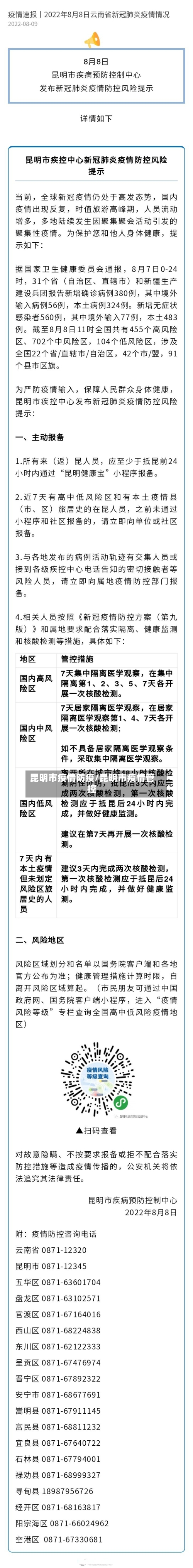 昆明市疫情防疫/昆明市疫情管控-第3张图片