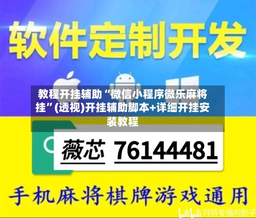 教程开挂辅助“微信小程序微乐麻将挂	”(透视)开挂辅助脚本+详细开挂安装教程-第3张图片