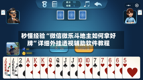 秒懂经验“微信微乐斗地主如何拿好牌”详细外挂透视辅助软件教程-第3张图片