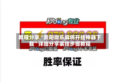 教程分享“贵阳微乐麻将开挂神器下载	”详细分享装挂步骤教程-第2张图片