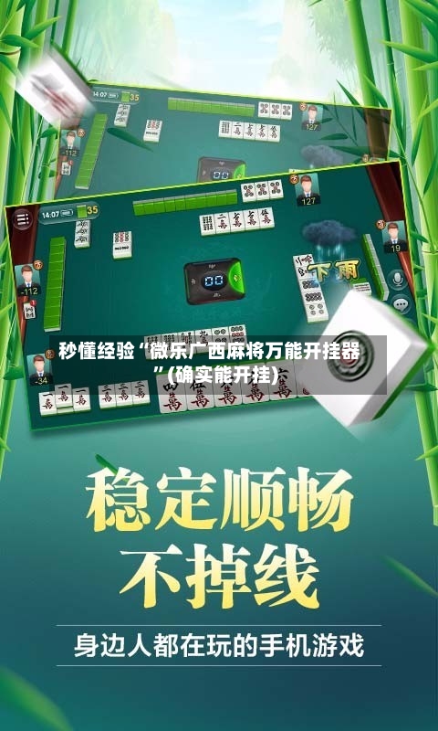 秒懂经验“微乐广西麻将万能开挂器”(确实能开挂)-第2张图片
