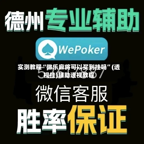 实测教程“微乐麻将可以买到挂吗”(透视挂)辅助透视教程-第2张图片