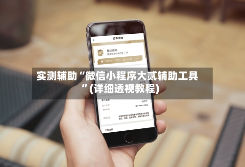 实测辅助“微信小程序大贰辅助工具”(详细透视教程)-第3张图片