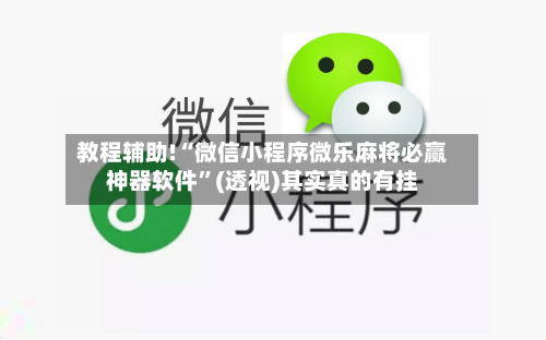 教程辅助!“微信小程序微乐麻将必赢神器软件”(透视)其实真的有挂-第3张图片