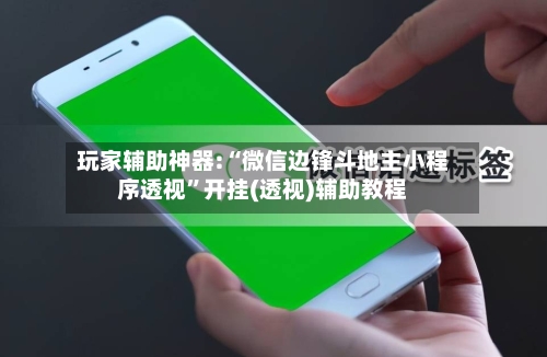 玩家辅助神器:“微信边锋斗地主小程序透视”开挂(透视)辅助教程-第2张图片