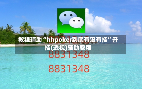 教程辅助“hhpoker到底有没有挂”开挂(透视)辅助教程-第2张图片