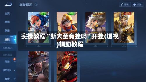 实操教程“新大圣有挂吗”开挂(透视)辅助教程-第3张图片