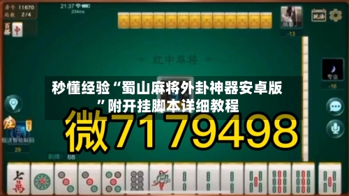 秒懂经验“蜀山麻将外卦神器安卓版”附开挂脚本详细教程