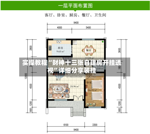 实操教程“财神十三张自建房开挂透视”详细分享装挂-第3张图片