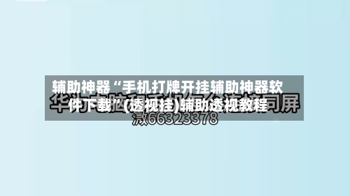 辅助神器“手机打牌开挂辅助神器软件下载”(透视挂)辅助透视教程-第2张图片