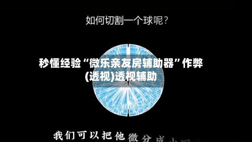 秒懂经验“微乐亲友房辅助器”作弊(透视)透视辅助-第2张图片