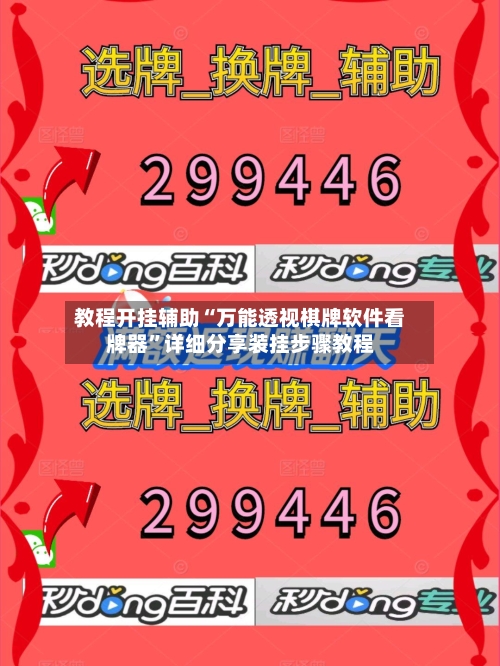 教程开挂辅助“万能透视棋牌软件看牌器”详细分享装挂步骤教程-第3张图片