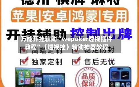 万能开挂辅助“wepoker透视插件教程”（透视挂）辅助神器教程-第2张图片