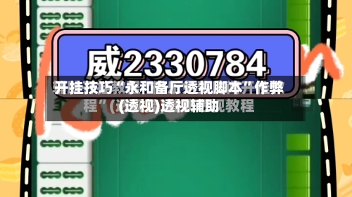 开挂技巧“永和备厅透视脚本	”作弊(透视)透视辅助-第2张图片