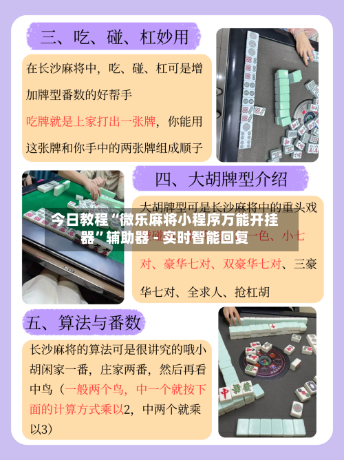 今日教程“微乐麻将小程序万能开挂器”辅助器 - 实时智能回复-第3张图片