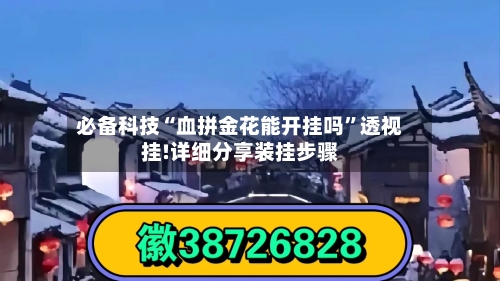 必备科技“血拼金花能开挂吗”透视挂!详细分享装挂步骤-第2张图片