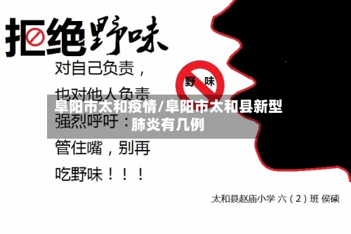 阜阳市太和疫情/阜阳市太和县新型肺炎有几例-第2张图片