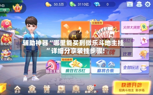 辅助神器“哪里能买到微乐斗地主挂”详细分享装挂步骤!-第2张图片