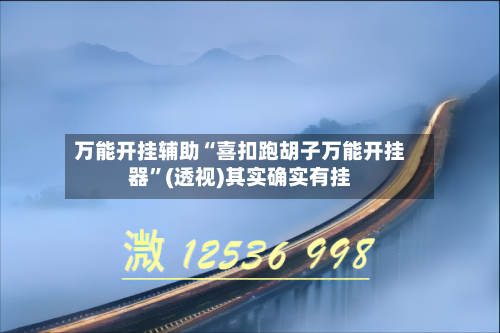 万能开挂辅助“喜扣跑胡子万能开挂器	”(透视)其实确实有挂-第2张图片
