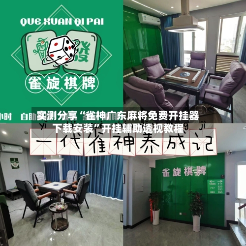 实测分享“雀神广东麻将免费开挂器下载安装”开挂辅助透视教程-第2张图片