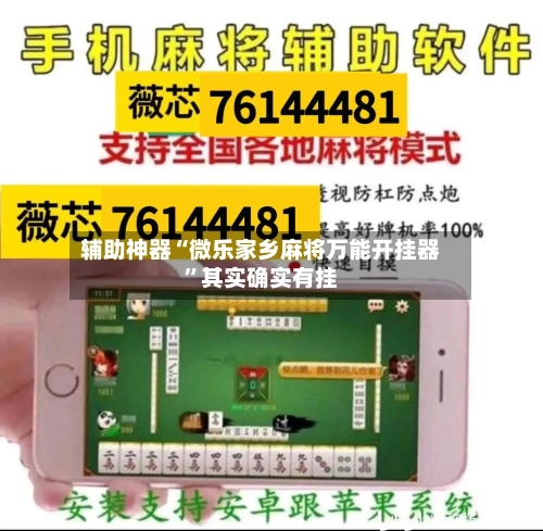 辅助神器“微乐家乡麻将万能开挂器”其实确实有挂-第2张图片