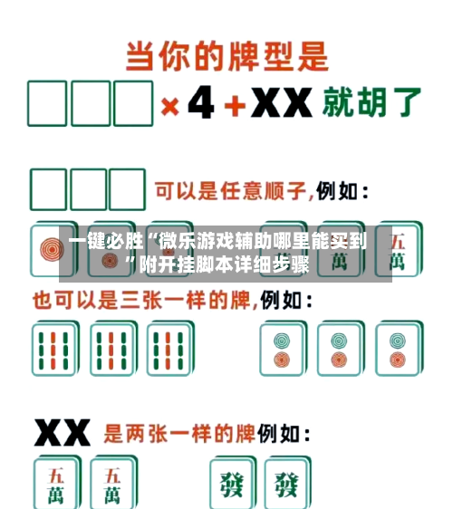 一键必胜“微乐游戏辅助哪里能买到”附开挂脚本详细步骤-第2张图片