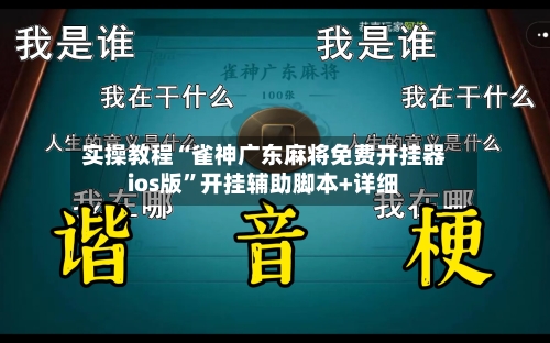 实操教程“雀神广东麻将免费开挂器ios版”开挂辅助脚本+详细-第2张图片