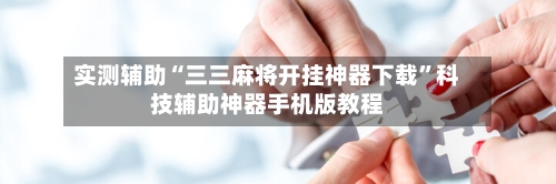 实测辅助“三三麻将开挂神器下载	”科技辅助神器手机版教程-第3张图片