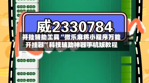 开挂辅助工具“微乐麻将小程序万能开挂器”科技辅助神器手机版教程-第2张图片