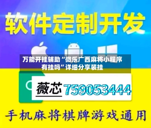 万能开挂辅助“微乐广西麻将小程序有挂吗”详细分享装挂-第2张图片