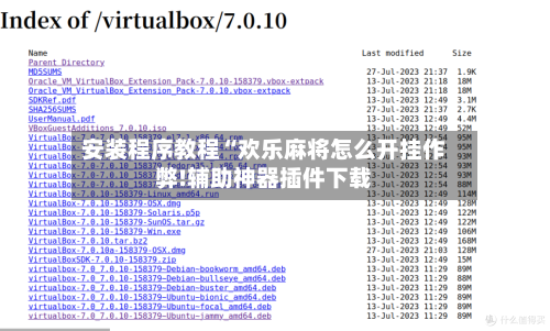 安装程序教程“欢乐麻将怎么开挂作弊!辅助神器插件下载-第2张图片