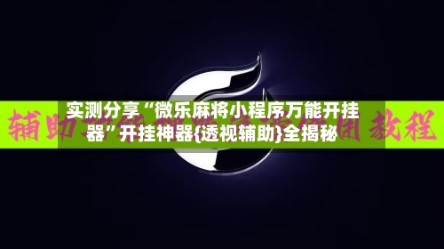 实测分享“微乐麻将小程序万能开挂器”开挂神器{透视辅助}全揭秘-第3张图片
