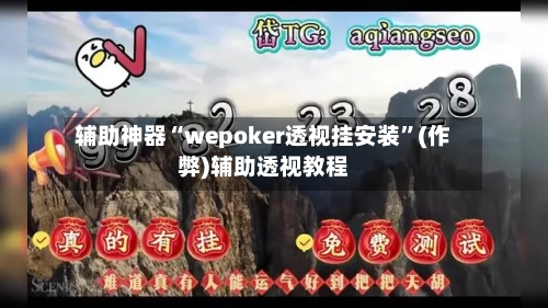 辅助神器“wepoker透视挂安装”(作弊)辅助透视教程-第3张图片