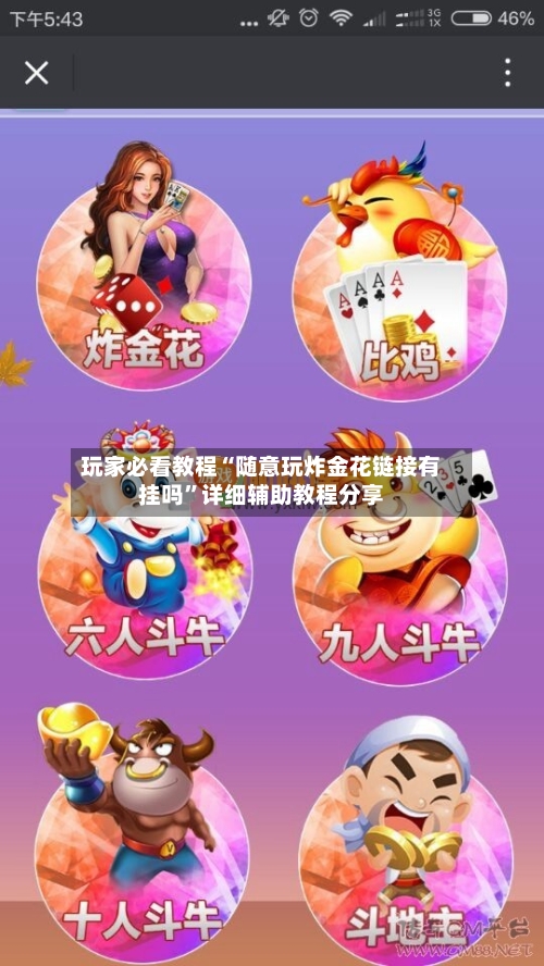 玩家必看教程“随意玩炸金花链接有挂吗”详细辅助教程分享-第3张图片