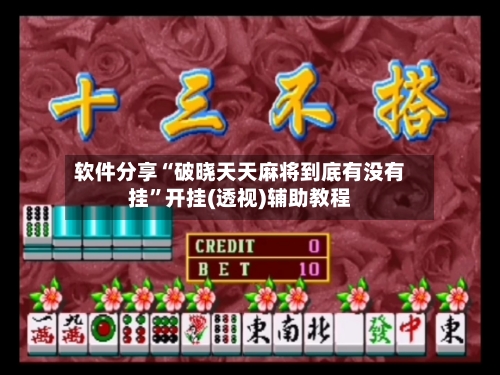 软件分享“破晓天天麻将到底有没有挂	”开挂(透视)辅助教程-第2张图片