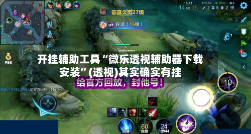 开挂辅助工具“微乐透视辅助器下载安装”(透视)其实确实有挂-第3张图片