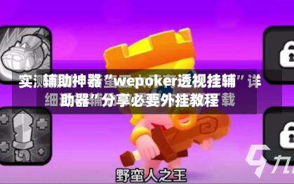 辅助神器“wepoker透视挂辅助器	”分享必要外挂教程-第2张图片