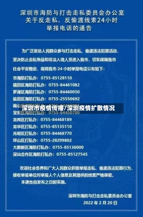 深圳市疫情传播/深圳疫情扩散情况