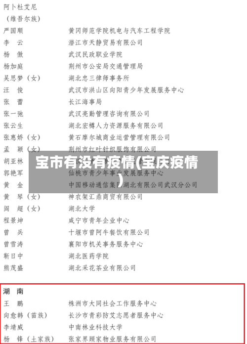 宝市有没有疫情(宝庆疫情)-第3张图片