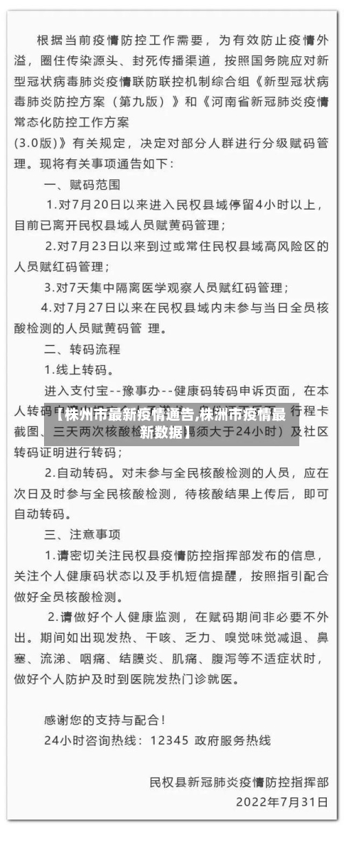 【株州市最新疫情通告,株洲市疫情最新数据】-第2张图片