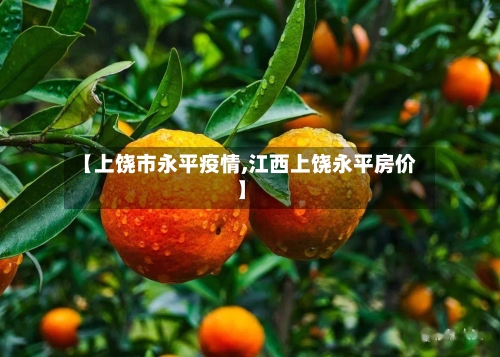 【上饶市永平疫情,江西上饶永平房价】