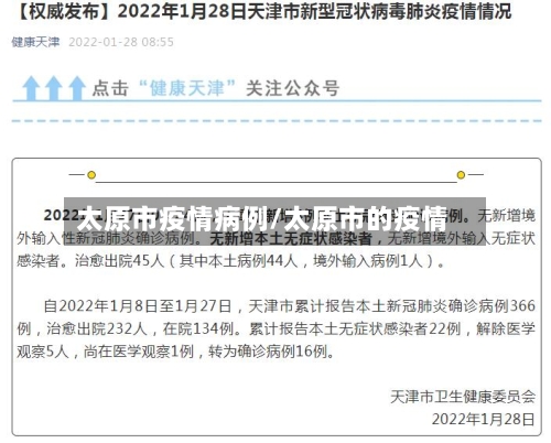 太原市疫情病例/太原市的疫情-第3张图片